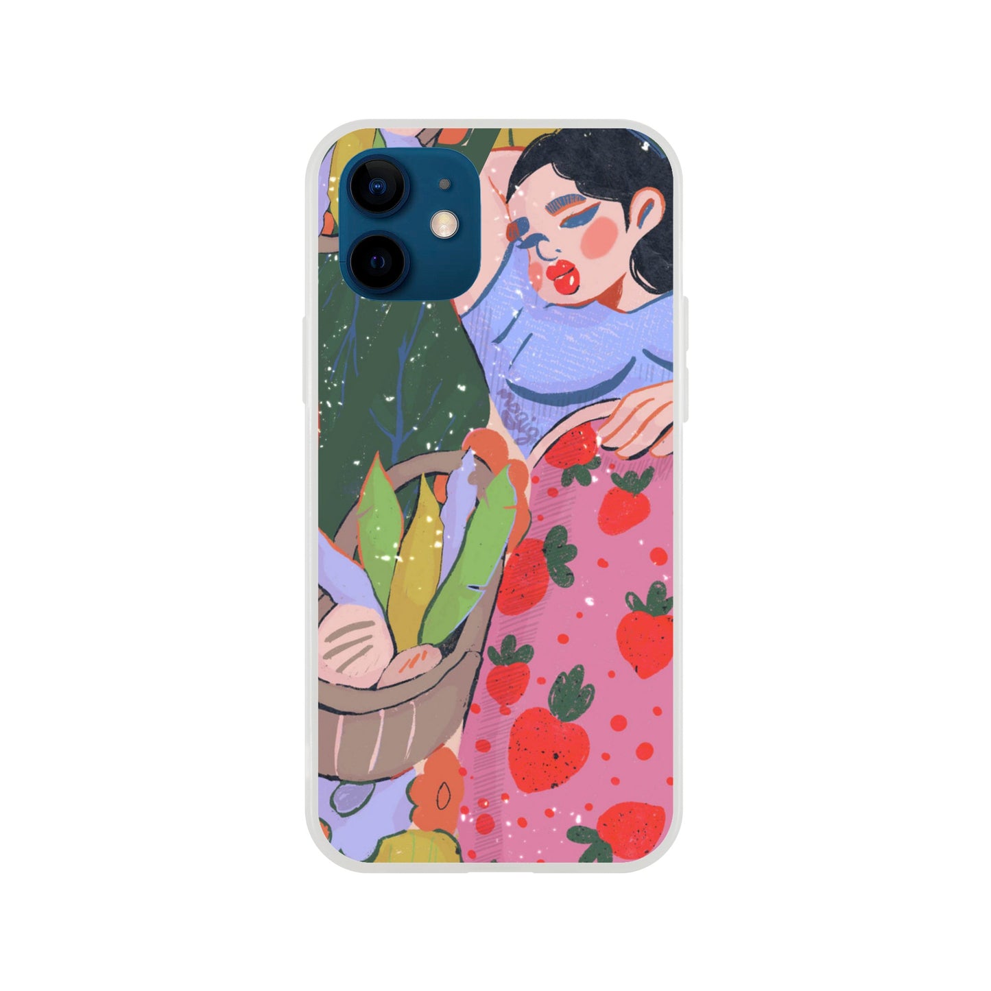 Strawberry Picnic Phone Cases