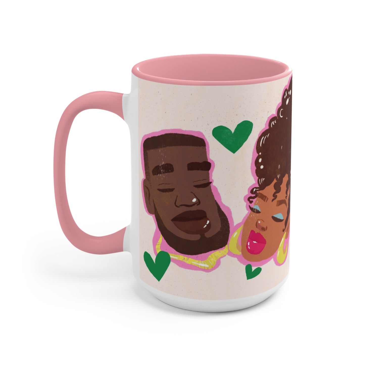 Black Couple Love Coffee Mug