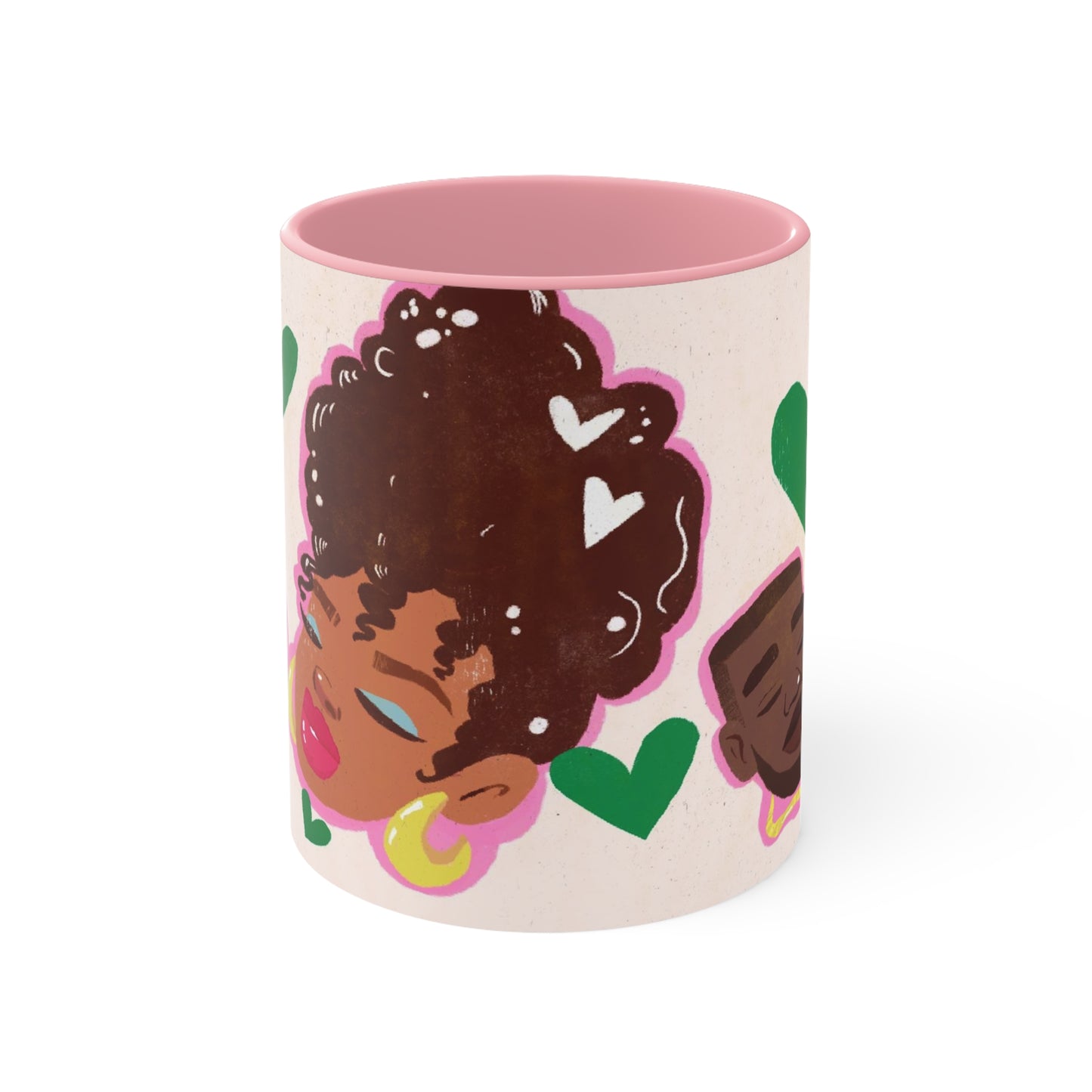 Black Couple Love Coffee Mug