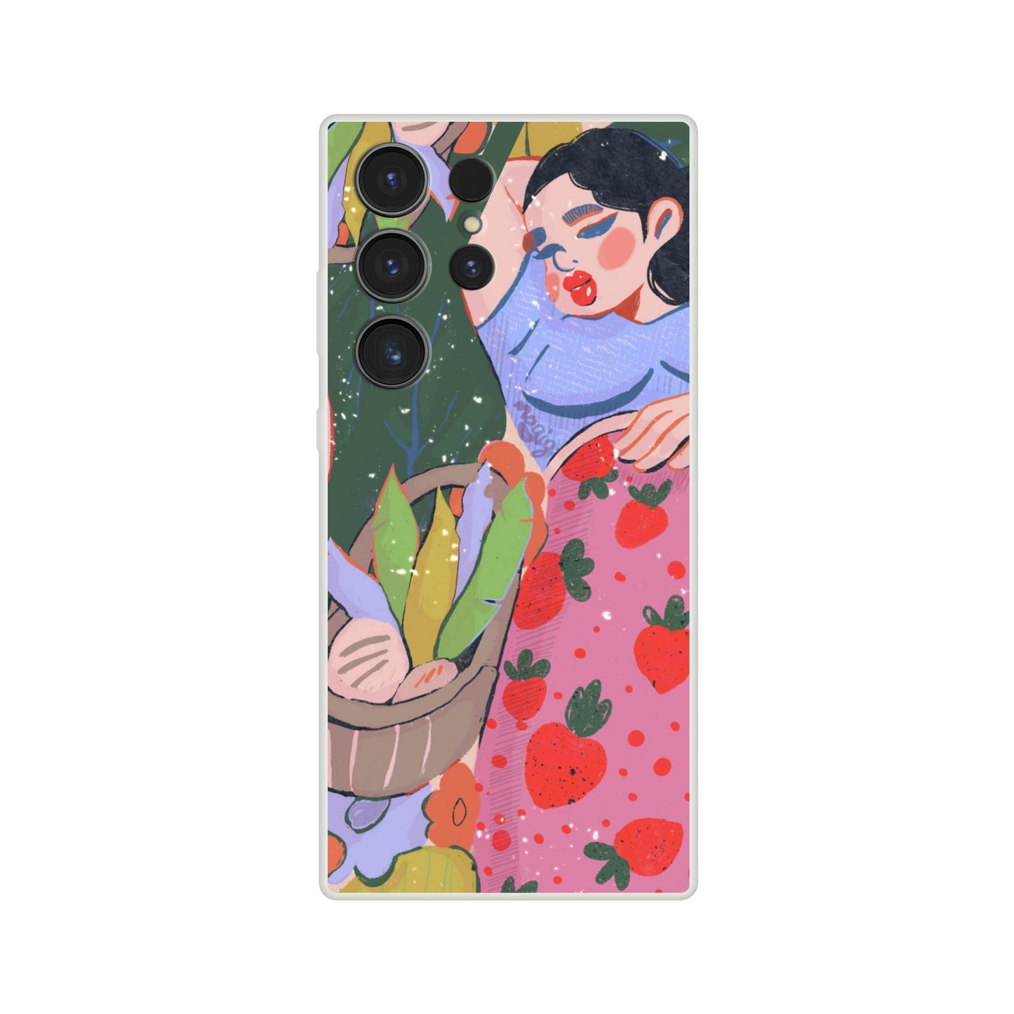 Strawberry Picnic Phone Cases