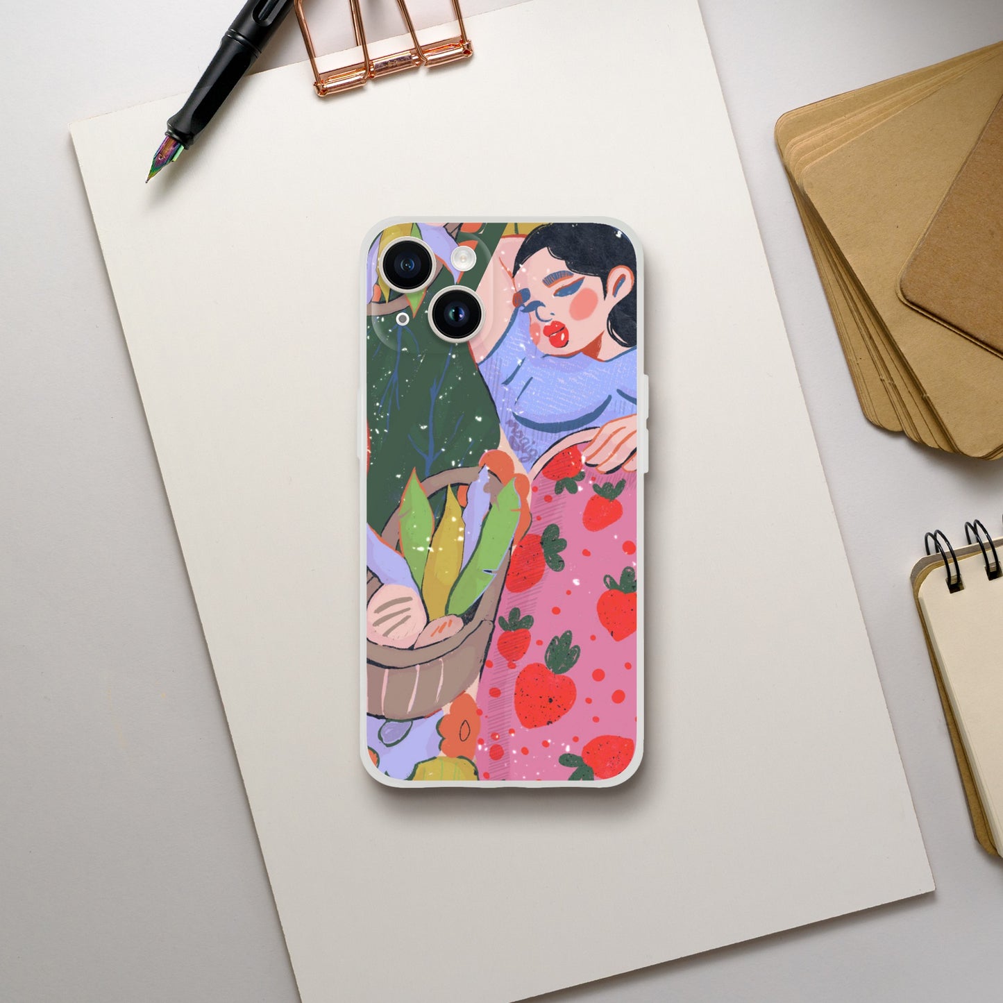 Strawberry Picnic Phone Cases