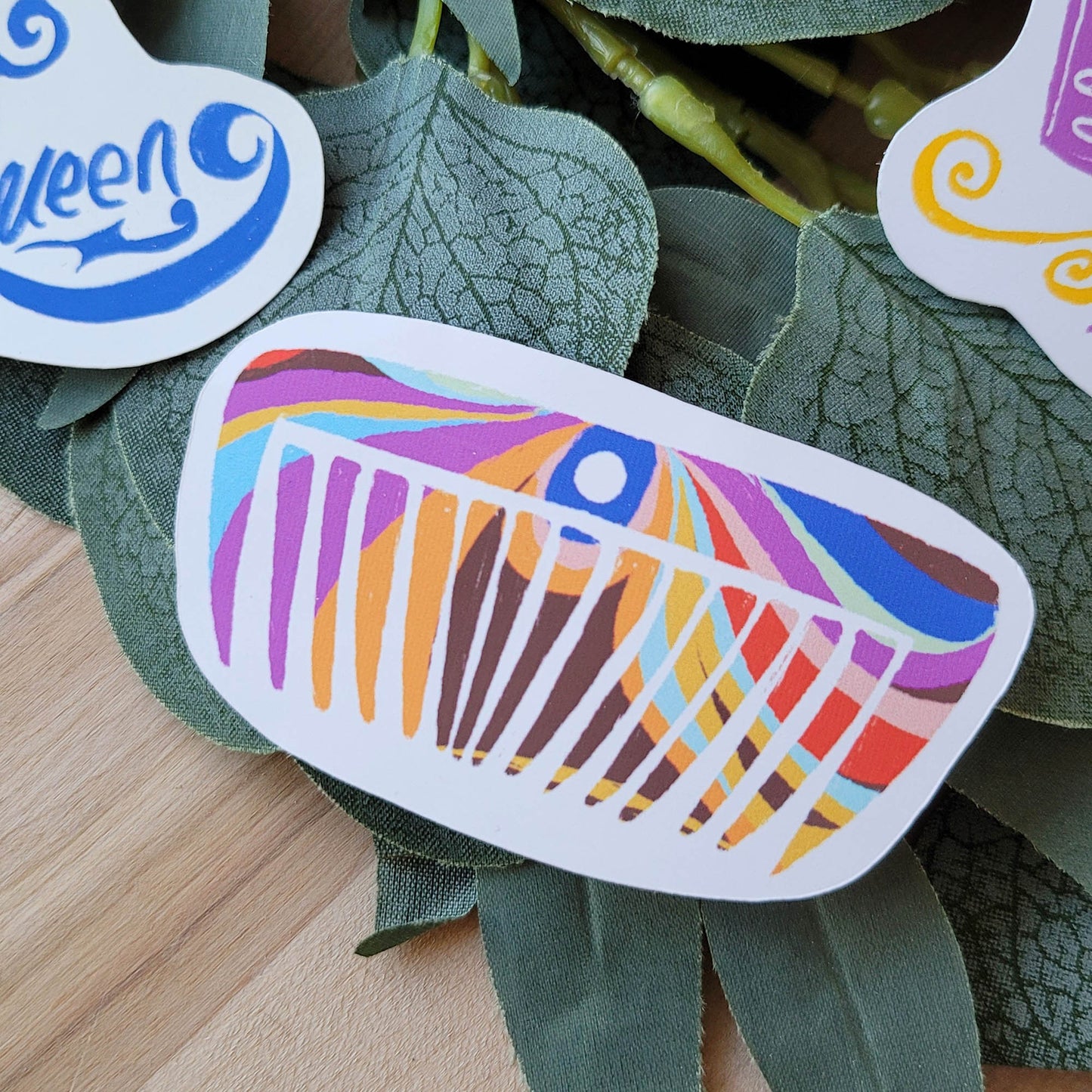 African American Hair Accessories Sticker Pack 1