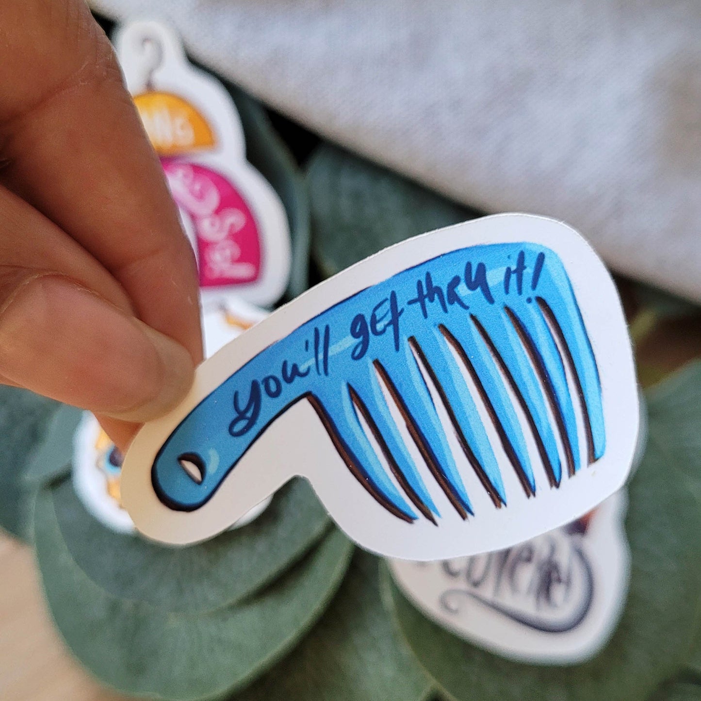 Black Hair Accessories Sticker Pack 2 - Classy Kinks Collection