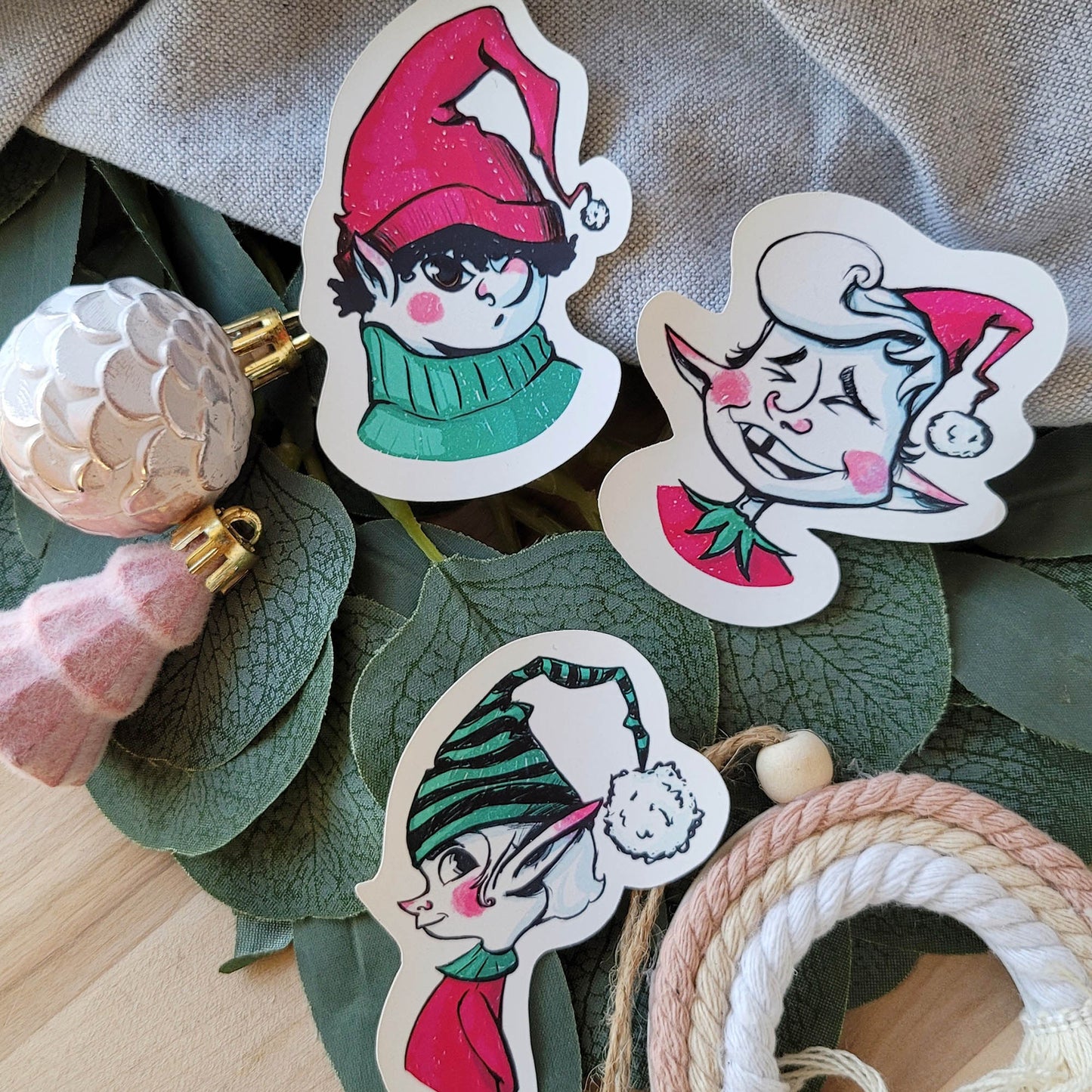 Christmas Elf Sticker Pack