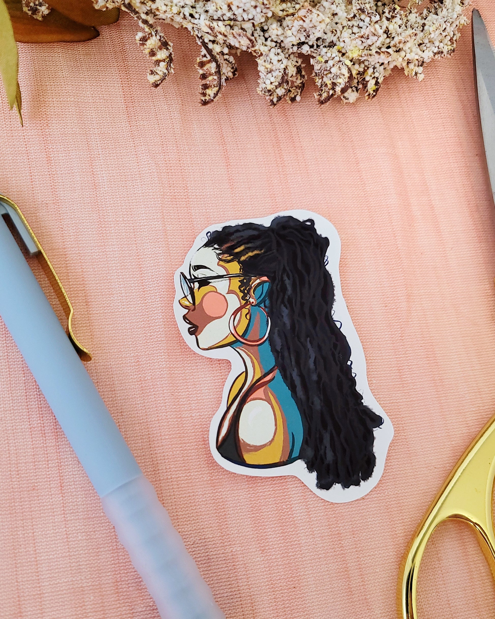 angle close up view of bestselling sage sticker from my Classy Kinks MoGigi collection. Shop now on mogigi.shop and more fan favorites.