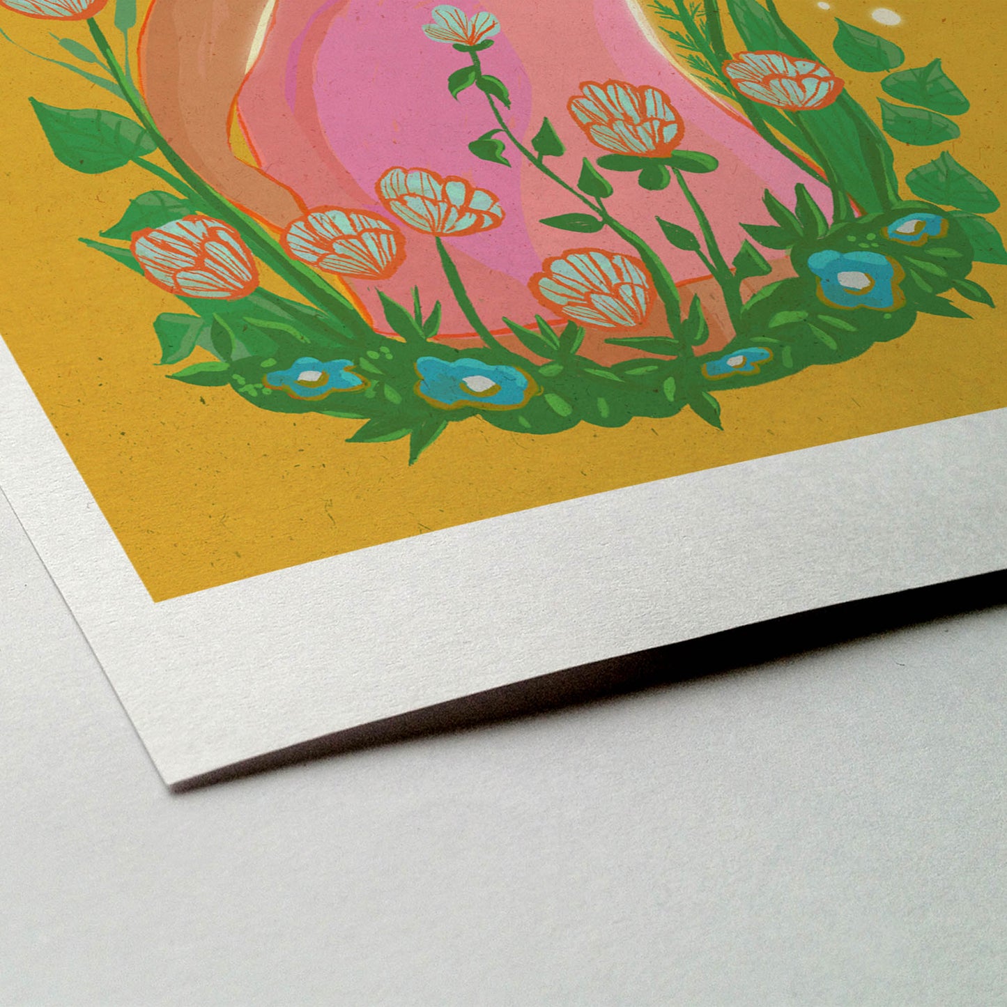 Yellow Garden - Art Print