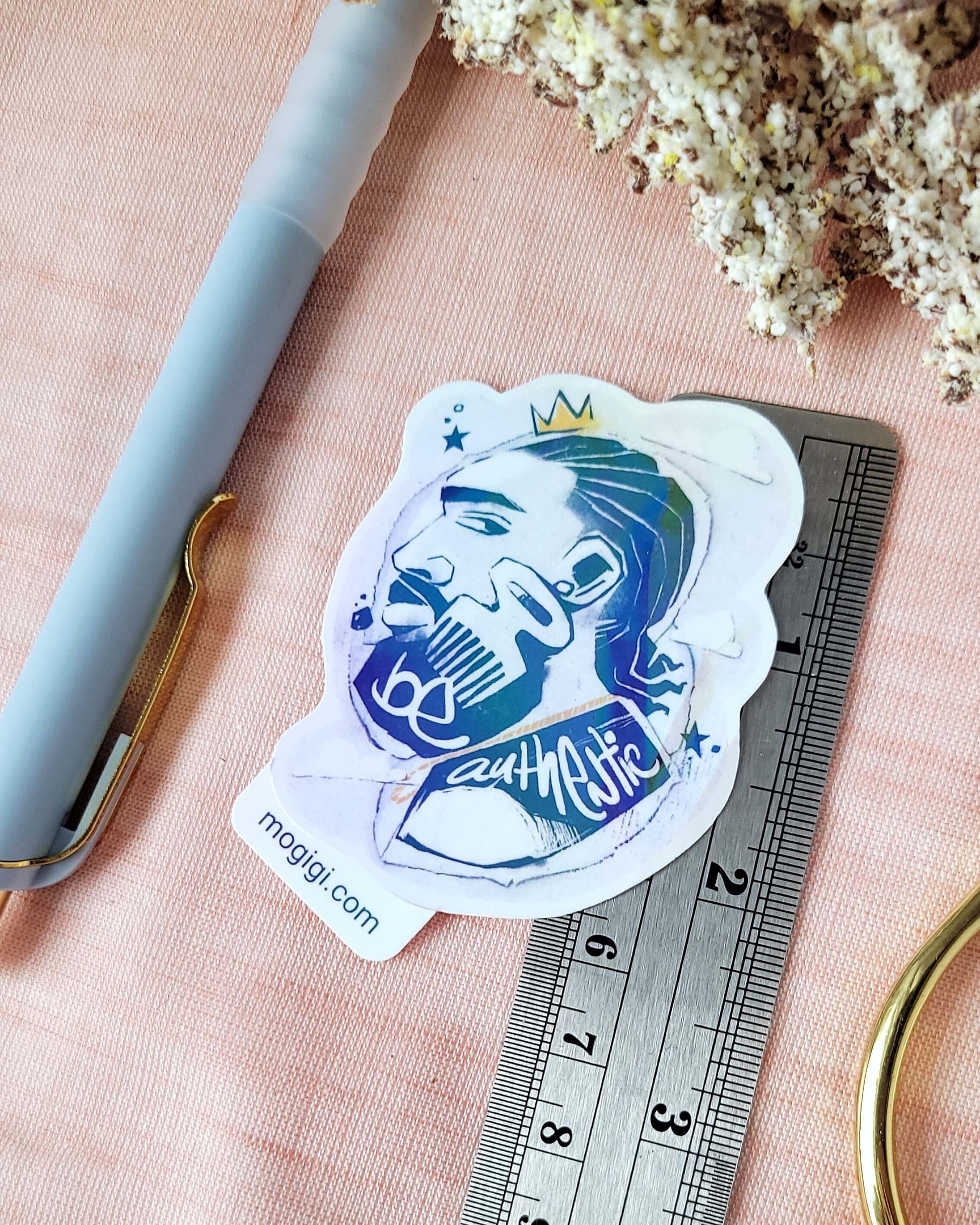 Empowering Representation: Showcases a confident African American man in a motivational design, Urban Streetwear Vibe, Perfect for those seeking an expressive, self-affirming accessory Holographic Appeal Adds an urban edge with striking holographic elements