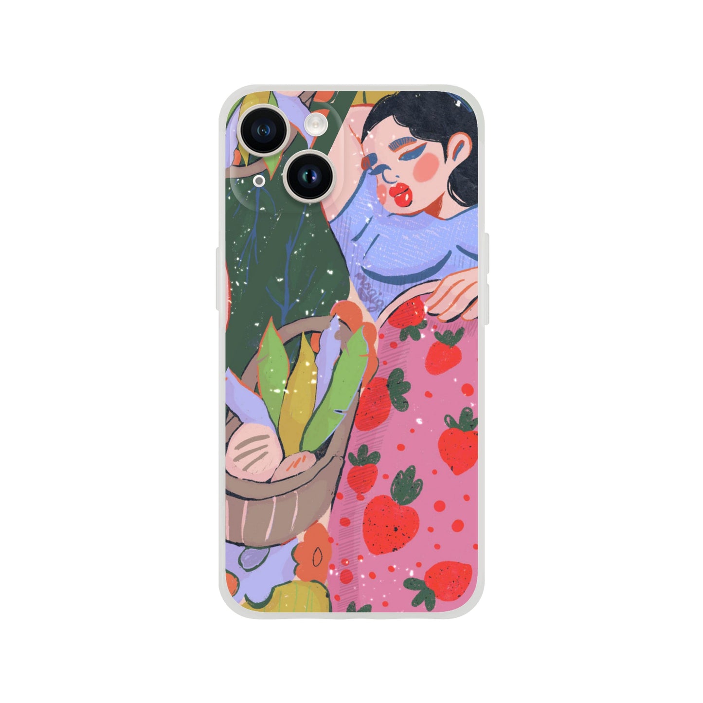 Strawberry Picnic Phone Cases
