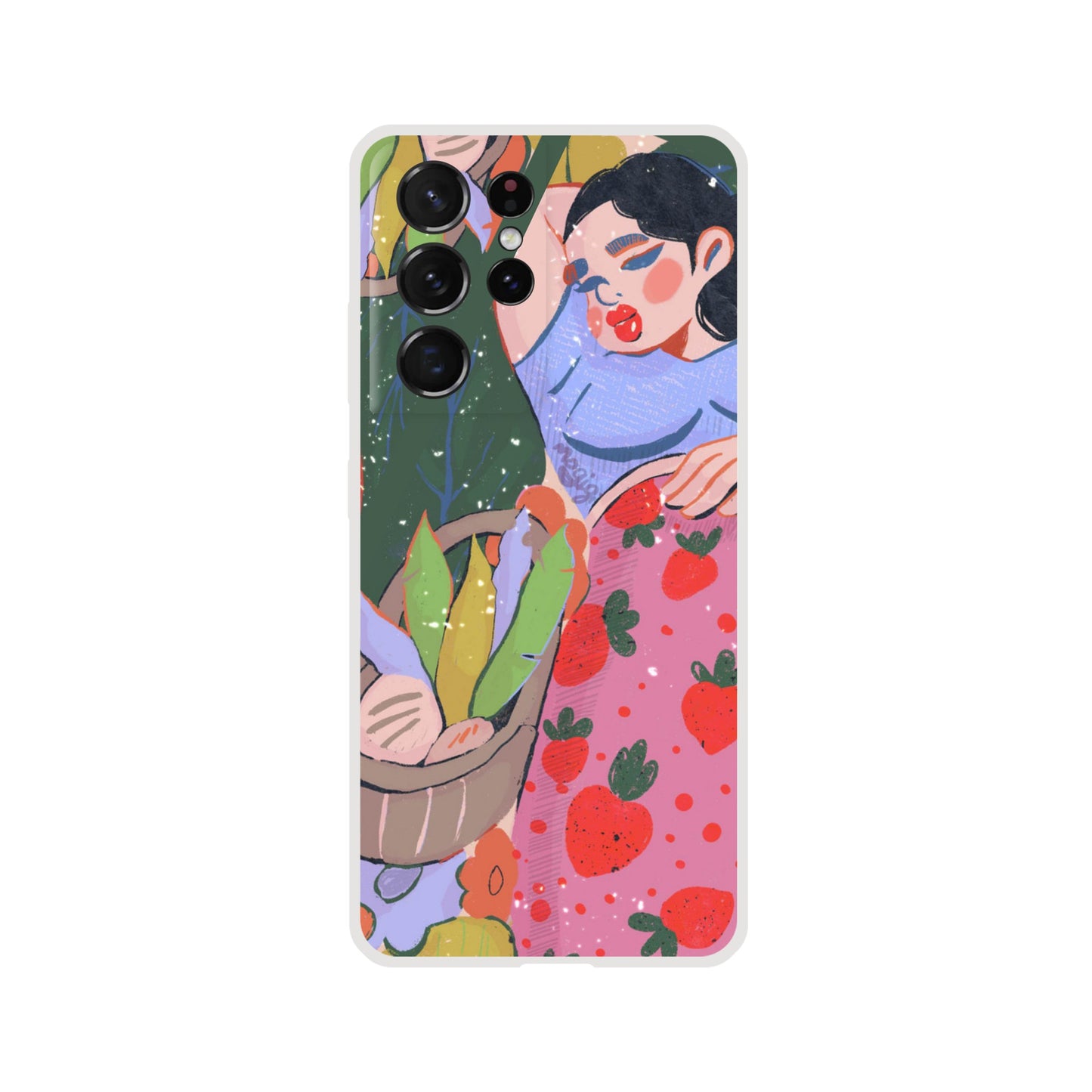 Strawberry Picnic Phone Cases