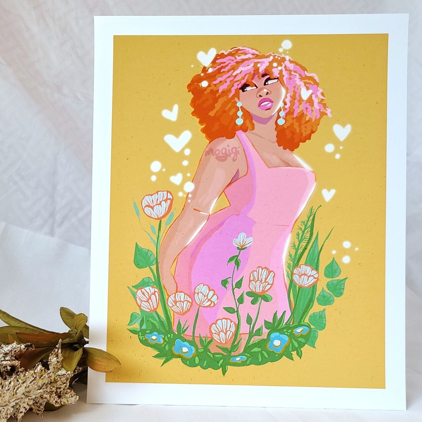 Yellow Garden - Art Print