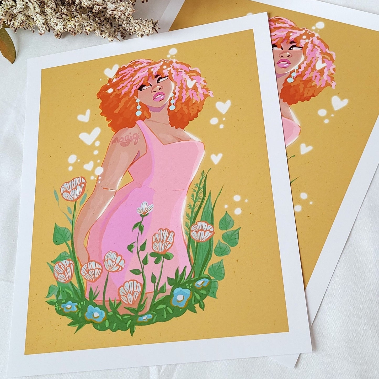 Yellow Garden - Art Print