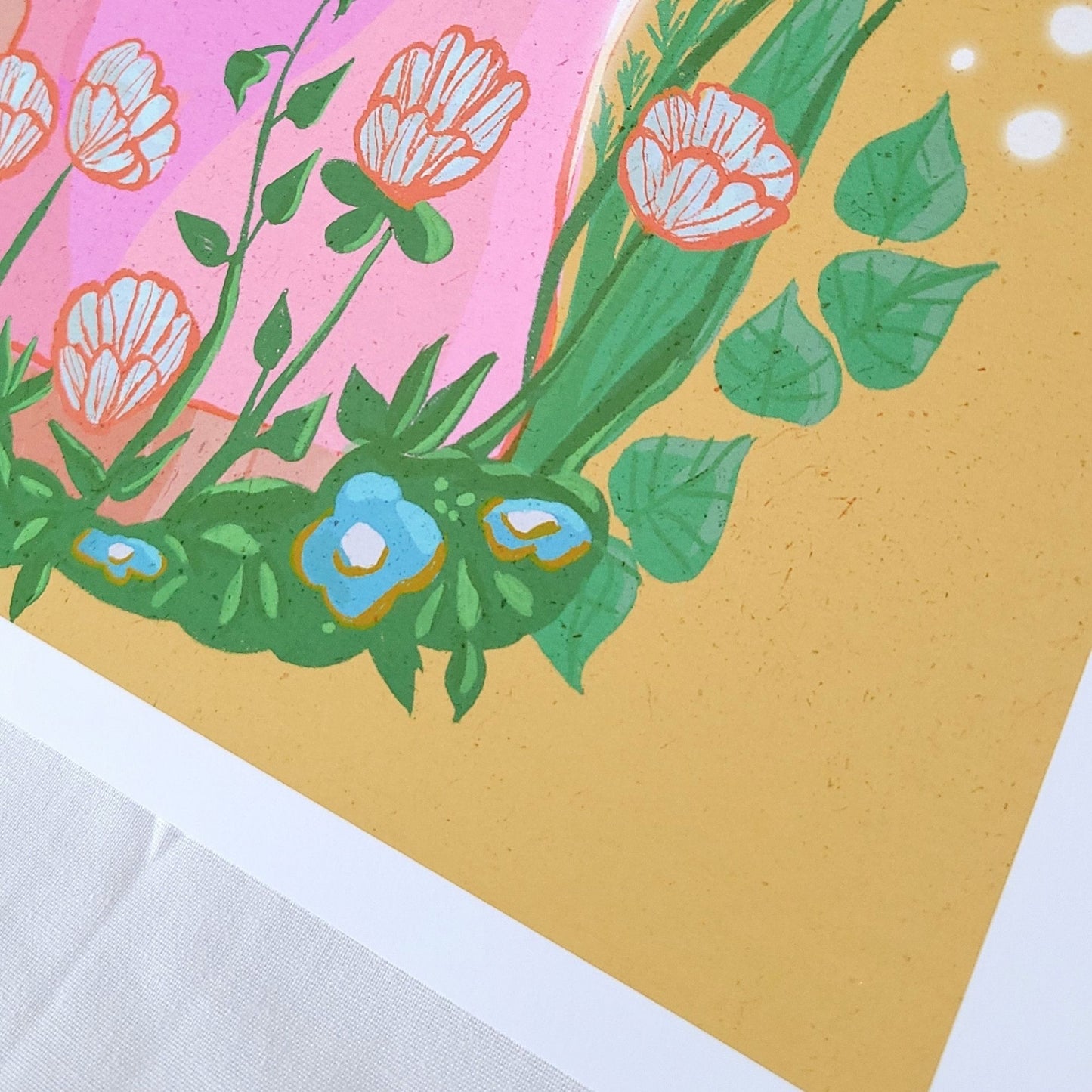 Yellow Garden - Art Print