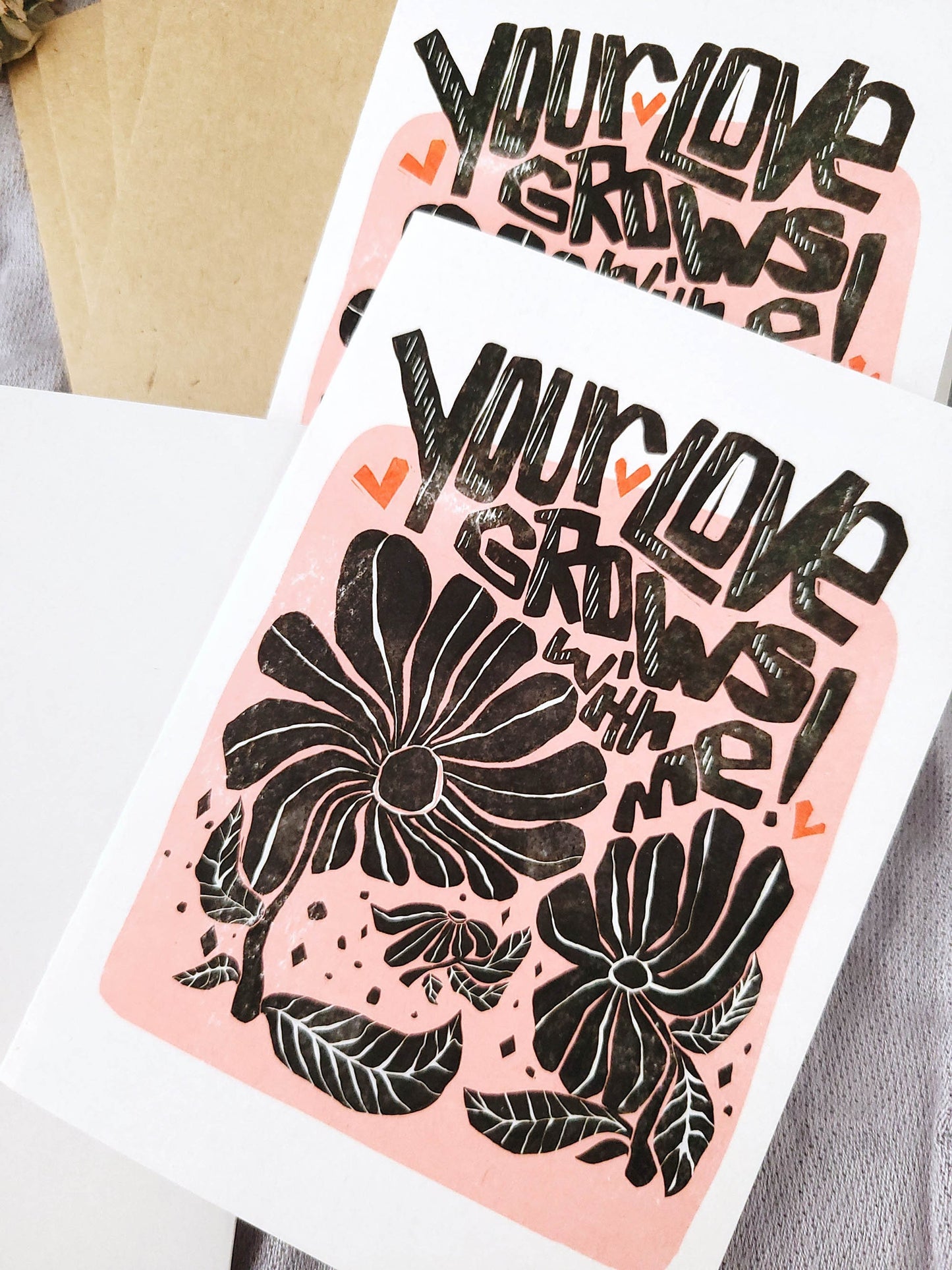 Your Love Grows With Me - Mini Greeting Card Set