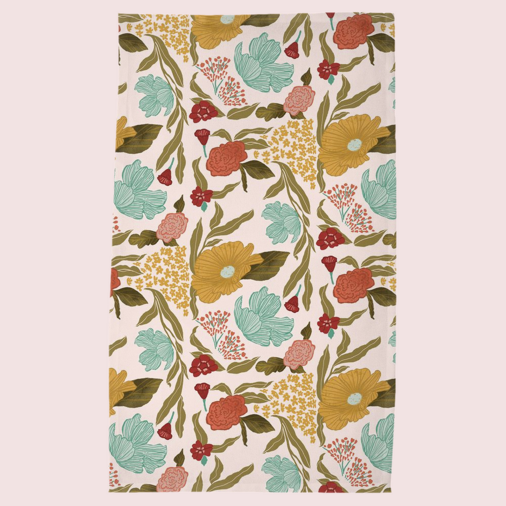 Bouquet Garden II Tea Towel