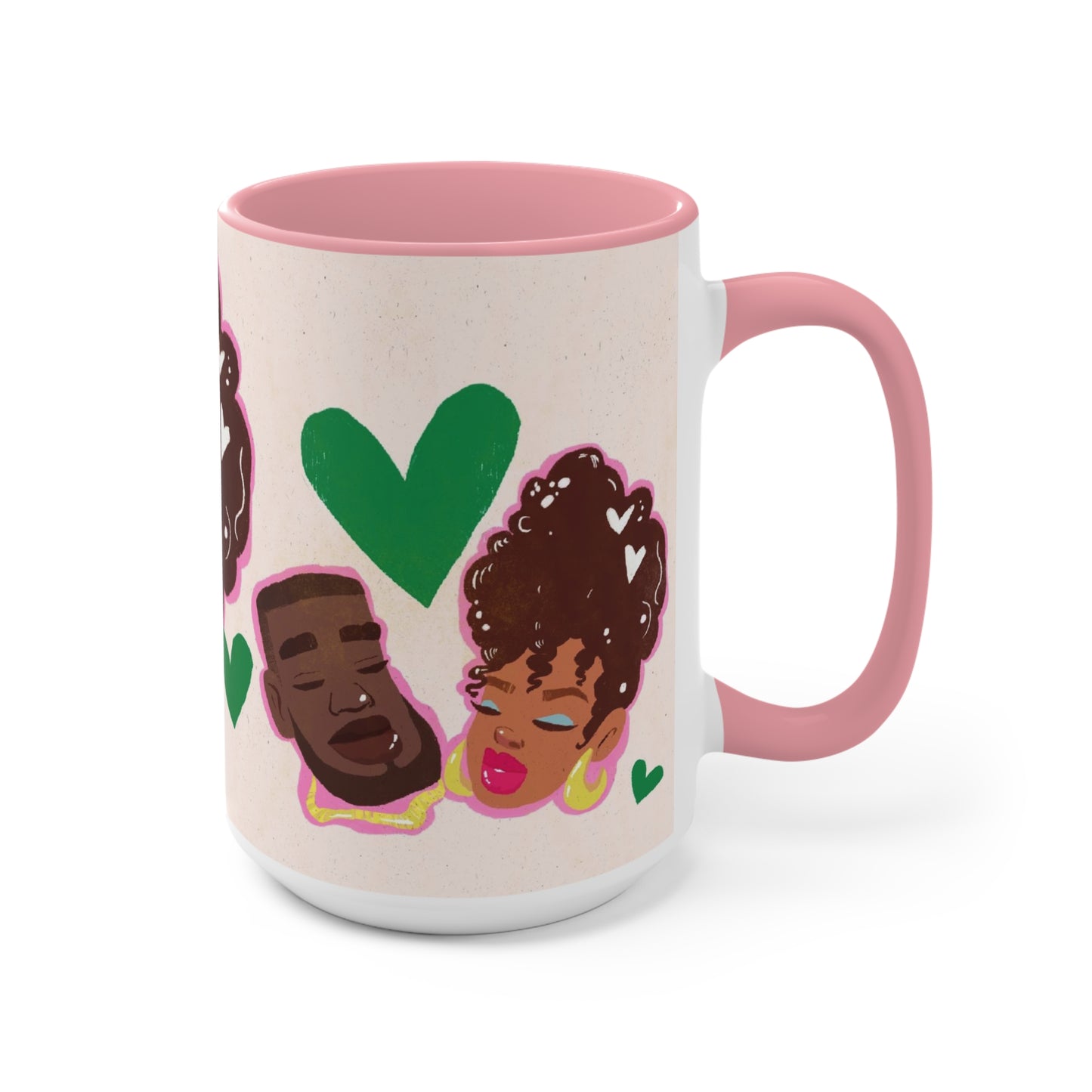 Black Couple Love Coffee Mug