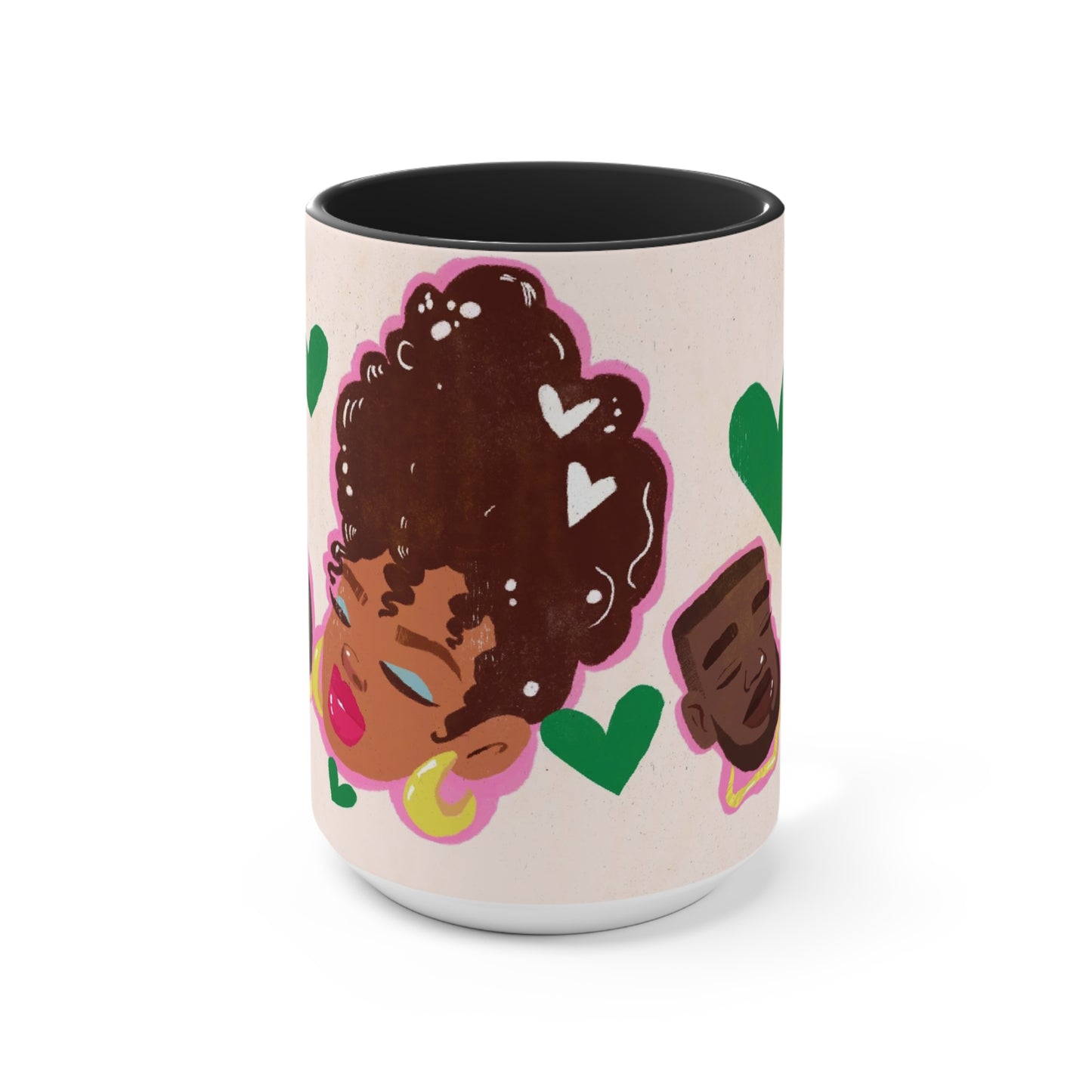 Black Couple Love Coffee Mug