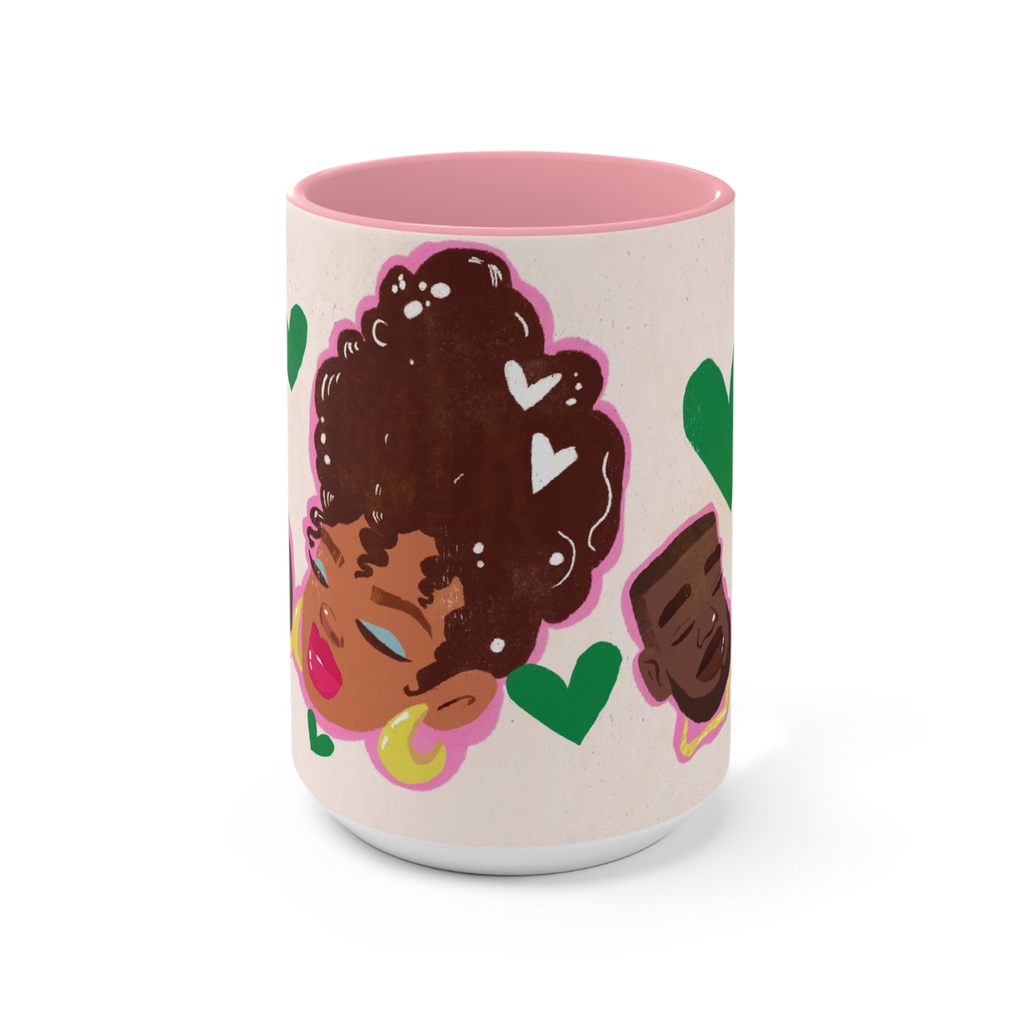 Black Couple Love Coffee Mug