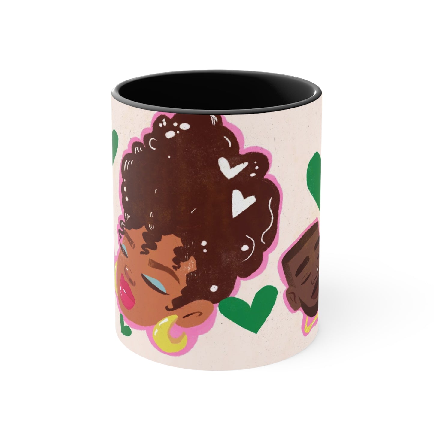 Black Couple Love Coffee Mug