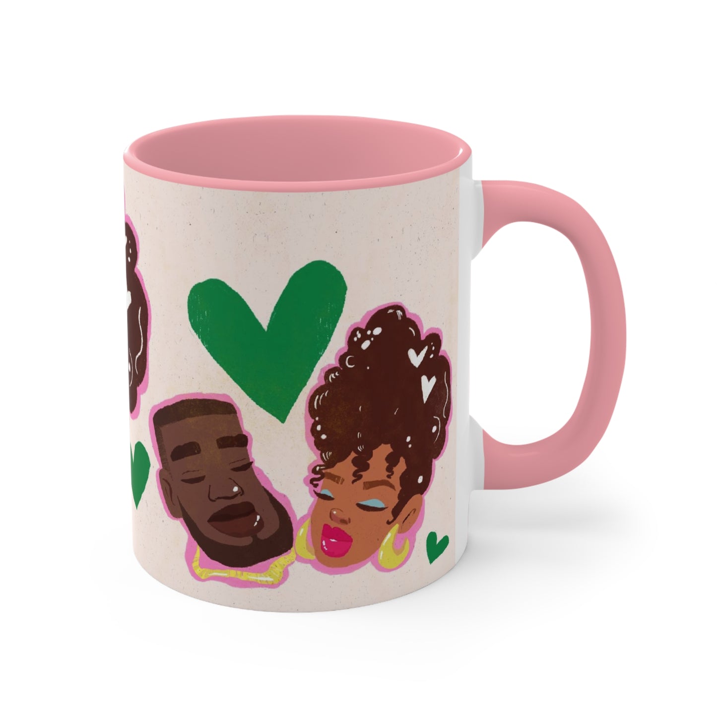 Black Couple Love Coffee Mug