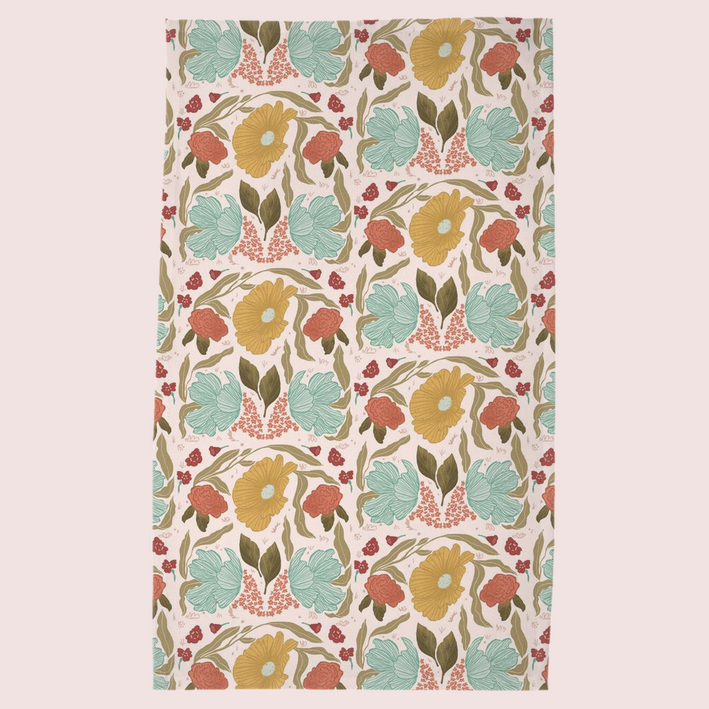 Bouquet Garden I Tea Towel