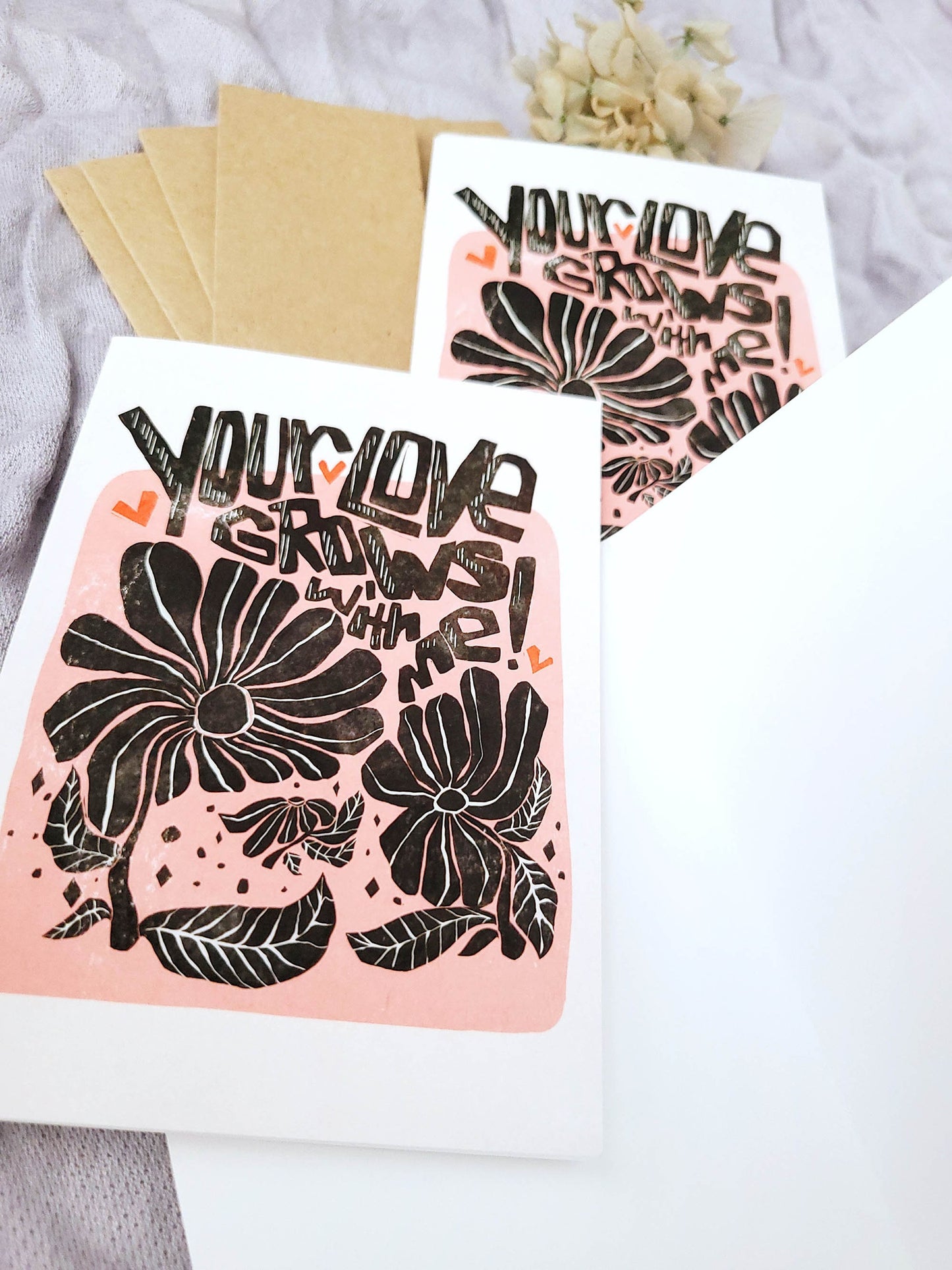 Your Love Grows With Me - Mini Greeting Card Set