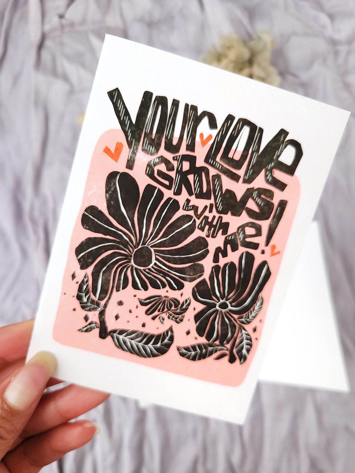 Your Love Grows With Me - Mini Greeting Card Set